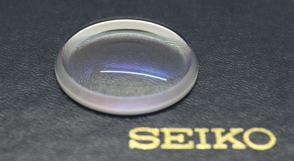 New Mineral Glass Crystal Seiko Part  320w10gn00 320w10 Low Dome W Blue AR Coat