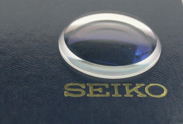 New Mineral Glass Crystal Seiko Part  320w10gn00 320w10 Low Dome W Blue AR Coat