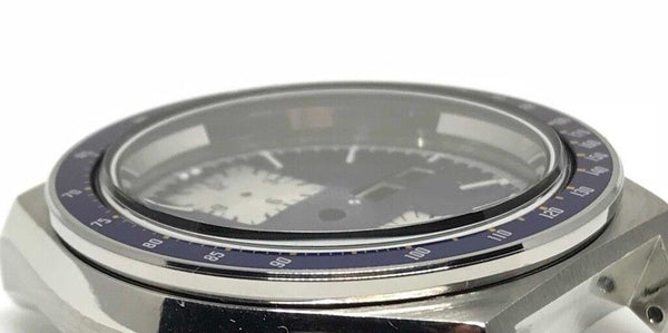 Bezel w/ Insert Seiko 6138-0030 6138-0031 Kakume chron Blue Tachymeter 6138