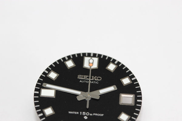 Long Sweep Hand Set Vntg SEIKO Diver 6105-8110 6105-8119 dive 6105 mod white lum