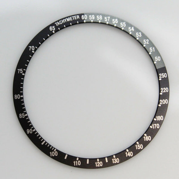 Bezel Insert for Seiko 6139-6040 6139-6041 Black and Gray Tachymeter Insert