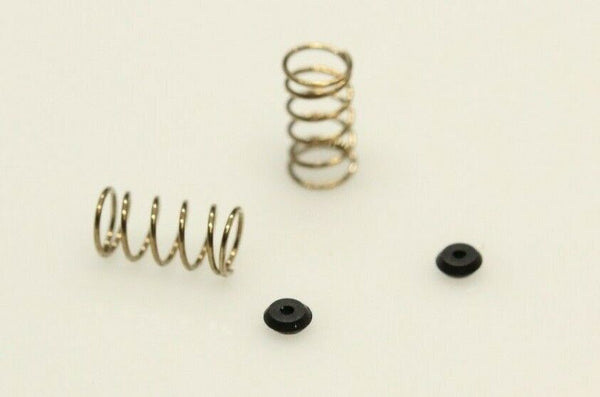 2 Pusher Springs & Seals O Ring Gaskets For SEIKO Chronograph 6138, 6139 Button