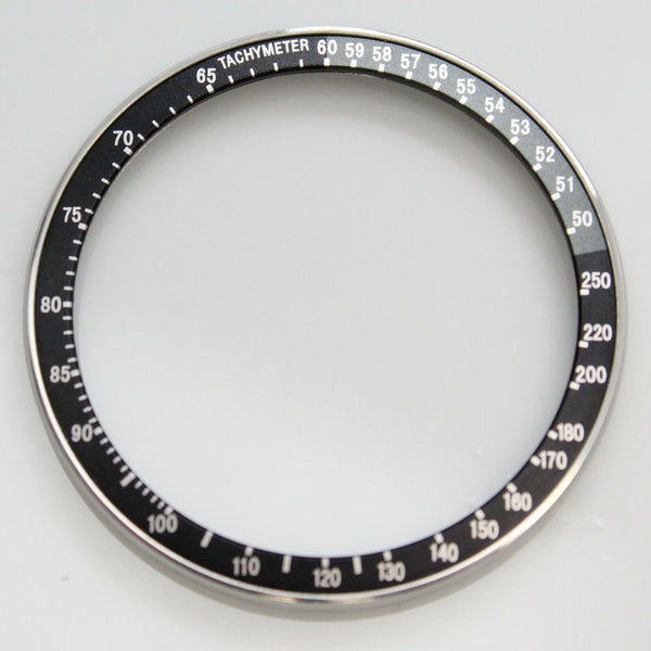 Complete Bezel w/ Insert Seiko 6139-6040 6139-6041 Black Silver  Gray Tachymeter