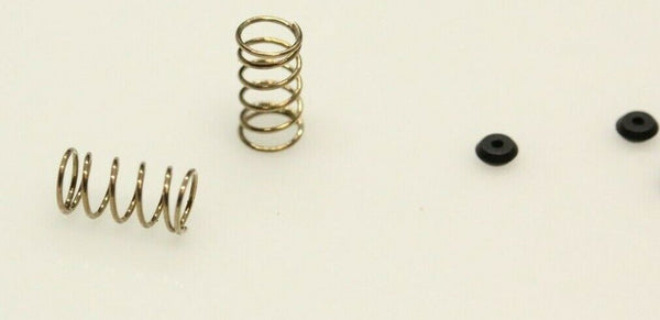 2 Pusher Springs & Seals O Ring Gaskets For SEIKO Chronograph 6138, 6139 Button