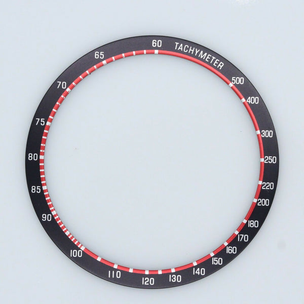 Bezel Insert Seiko UFO Black red 6138-0011 6138-0017 6138-0019 Yachtsman Tachyme