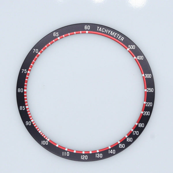 Bezel Insert Seiko UFO Black red 6138-0011 6138-0017 6138-0019 Yachtsman Tachyme