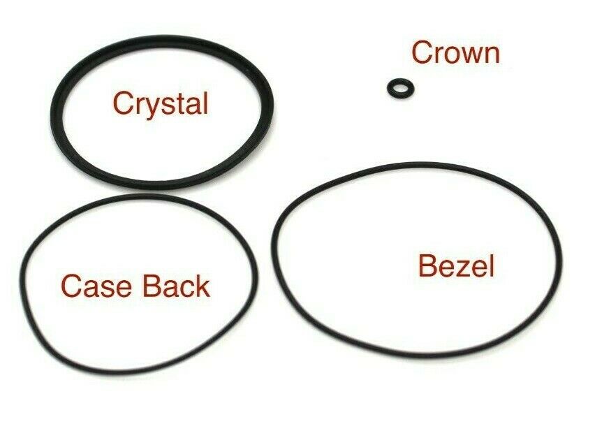 Gasket Set For Seiko 6309 7040 6309 7049 Glass Bezel Case