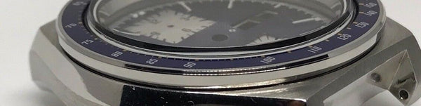 Bezel w/ Insert Seiko 6138-0030 6138-0031 Kakume chron Blue Tachymeter 6138