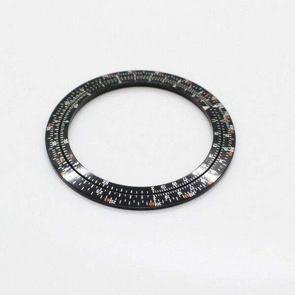 Bezel Insert for Seiko Chronograph Watch 6138 7000 Slide Rule Chrono Calculator
