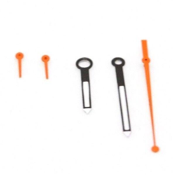 Hands set for Seiko 6138-0030 6138-0031 Kakume W/ lum Second sub Min Hour Orange