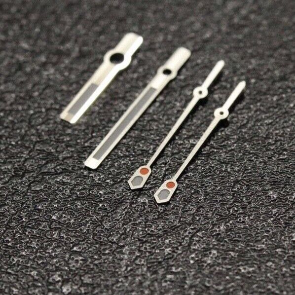 Long Sweep Hand Set Vntg SEIKO Diver 6105-8110 6105-8119 dive 6105 mod white lum