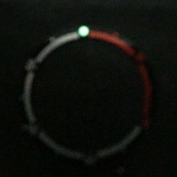 Bezel Insert  for Seiko 5 Rally  Sport Silver Red with Lum  6119-6050 6119-6053