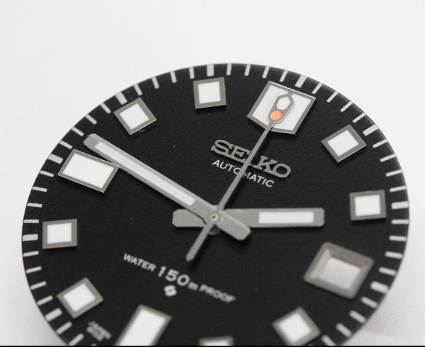 Long Sweep Hand Set Vntg SEIKO Diver 6105-8110 6105-8119 dive 6105 mod white lum