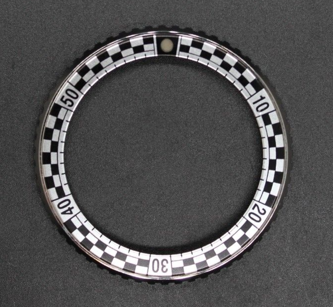 Black Bezel insert Seiko Rally 6119-7170 6119-7173 Diver Sport