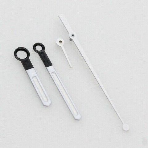 New Hands For SEIKO Chronograph 6139-7030 6139-7070 white Lum, Sweep Hand set