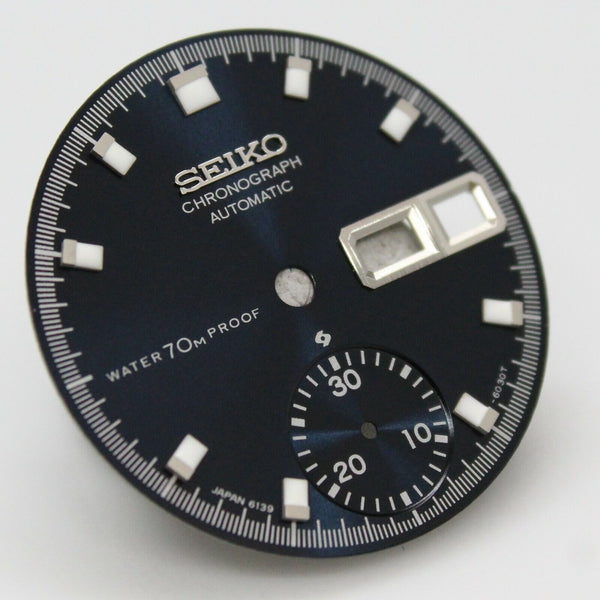 Blue Proof Dial Vintage SEIKO Chronograph 6139-6005 6139-6007 6139-6009 Pogue