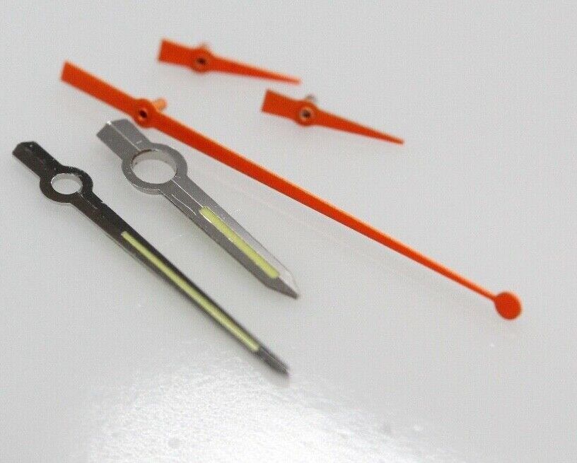 New Hand set for Citizen 8110 Cal. 67-9011 Bullhead Second and Sub Hands Orange