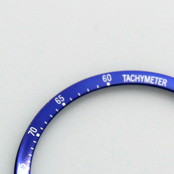 Tachymeter Dial Ring for Vintage SEIKO Chrono 6139-6010 6139-6011 Blue , NO Dial