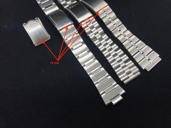 Claps 16 mm For Vintg Seiko Bracelet Buckle for  6138 6139 6119 6117 and more