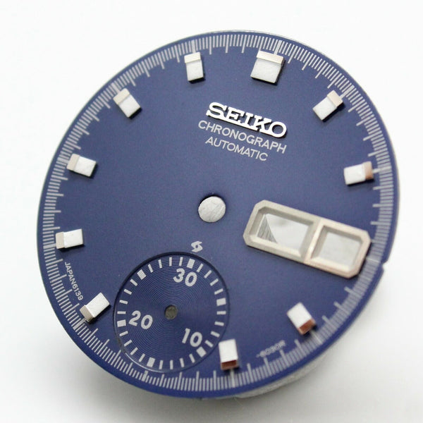 Blue Dial for Vintage SEIKO Chronograph 6139-6002 6139-6005 6139-6007 6009 Pogue