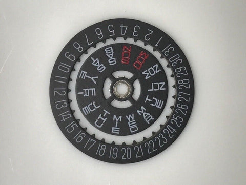 NEW SEIKO DAY - DATE WHEELS AT 6  FOR 6138-0040 6138-0049 BULLHEAD 6138 Movement