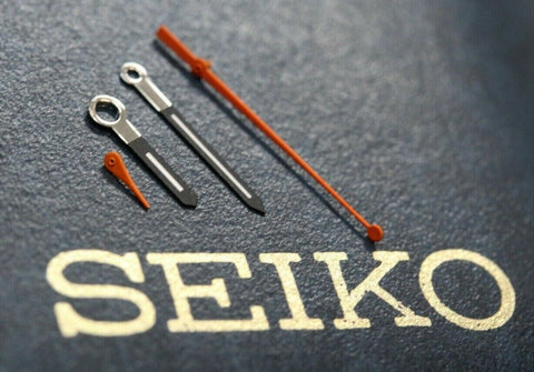 New Hand Set For SEIKO Military 6139-7010 , 6139 -7011 , 6139-7012 Orang white