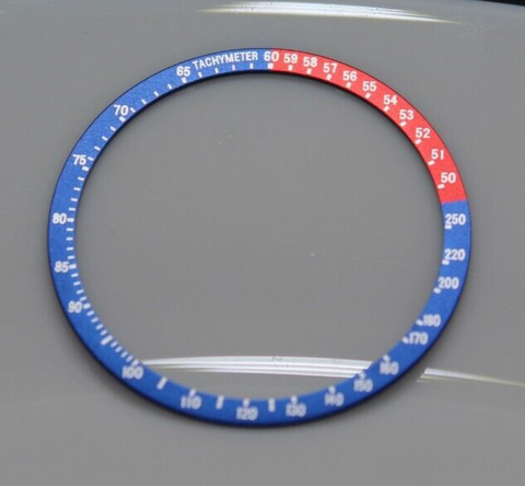 Seiko 6139-6002 6139-6000 6139-6005  PEPSI Bezel Blue/Vintage Red Insert