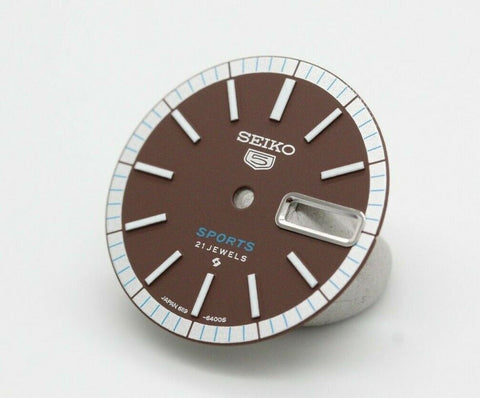 Brown Dial For Seiko 6119-6400 Seiko 5 Sport 21 Jewels 6119