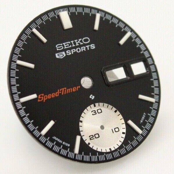 SEIKO Chrono Dial 6139-6030 6139-6031  6139-6032 Black Speed-Timer speedtimer