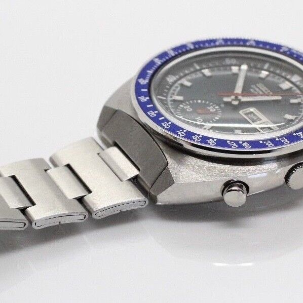 Men's BRACELET W/ End Links for SEIKO 6139-6000 6139-6001 6139-6002 Chrono 19mm