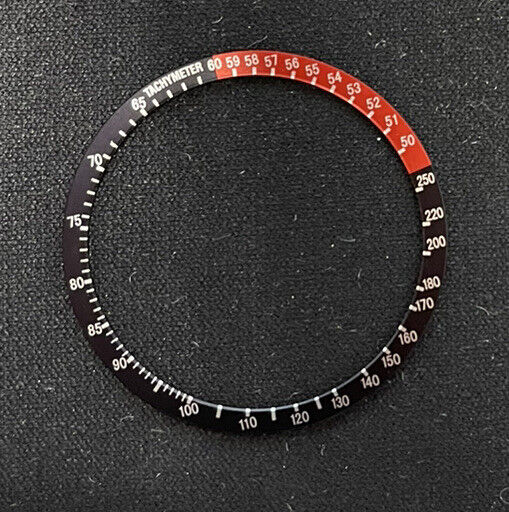 Bezel Insert fit on Seiko 6139-6007 6139-6009 Coca Cola Red and Black