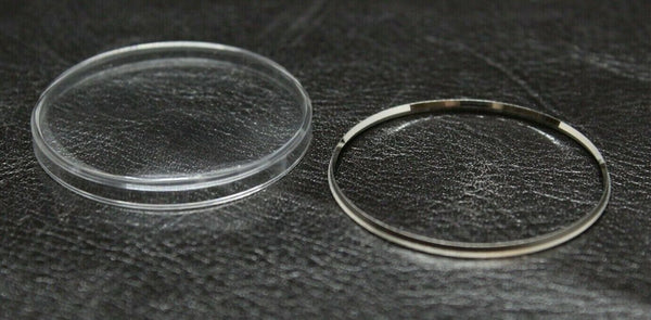 Plexi Glass Crystal with Tension Ring for Seiko Pulsations 6139-6022 Doctor