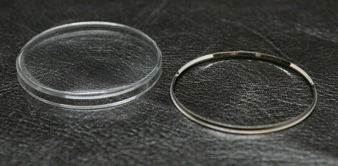 Plexi Glass Crystal with Tension Ring for Seiko Pulsations 6139-6022 Doctor