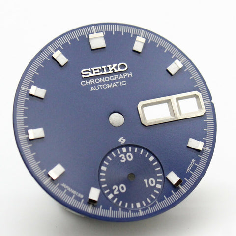 Blue Dial for Vintage SEIKO Chronograph 6139-6002 6139-6005 6139-6007 6009 Pogue