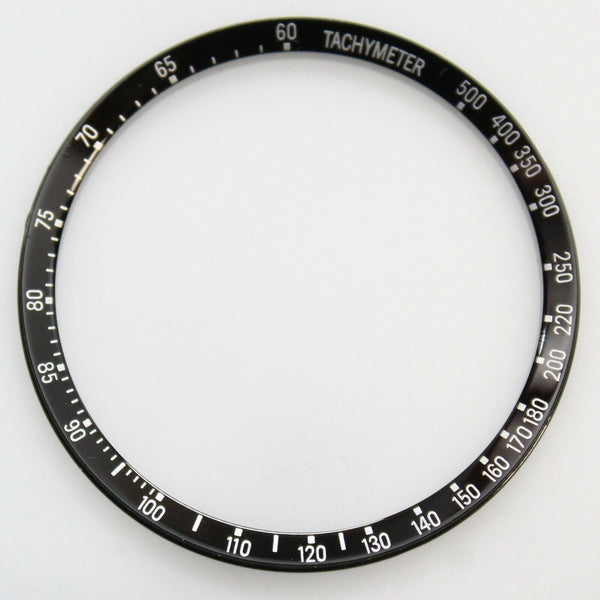 Black Tachymeter Ring For SEIKO Bruce Lee Chron 6139-6013 6139-6015 6139-6017 19