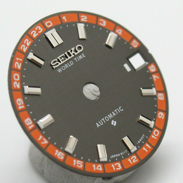 Dark Gray Dial for Seiko World Time GMT 6117-6400 , 6117-6409 Navigator
