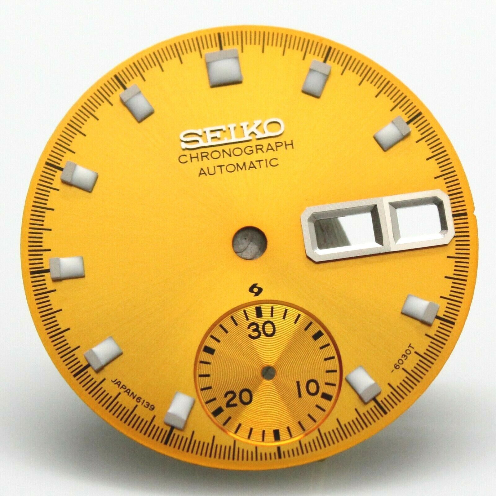 Yellow Dial Vintage Seiko Chronograph 6139-6005 6139-6007 6139-6009 6139- Pogue