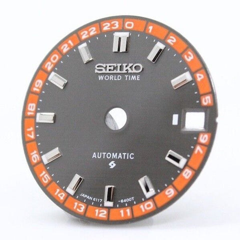 Dark Gray Dial for Seiko World Time GMT 6117-6400 , 6117-6409 Navigator