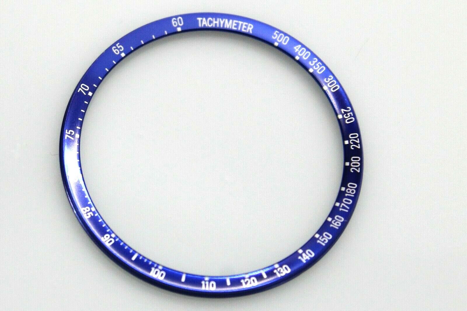Tachymeter Dial Ring for Vintage SEIKO Chrono 6139-6012 6139-6013 Blue , NO Dial