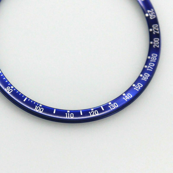 Tachymeter Dial Ring for Vintage SEIKO Chrono 6139-6010 6139-6011 Blue , NO Dial