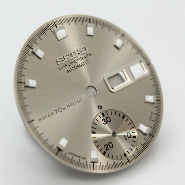 Silver Resist Dial SEIKO Chron 6139-6002 6139-6005 6139-6007 6139-6009 Pogue