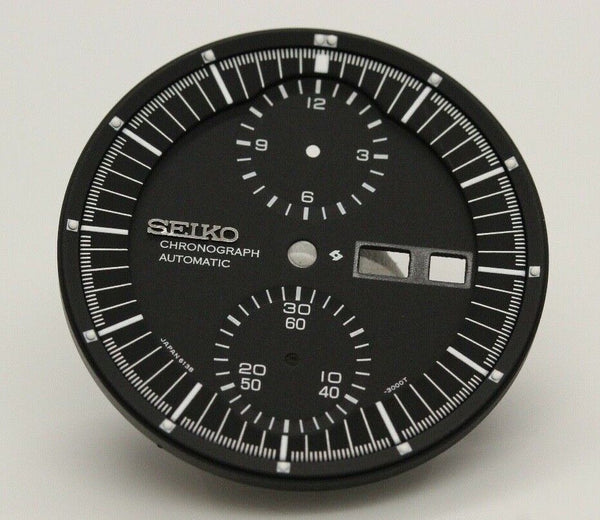 Black Dial with Ring For SEIKO Jumbo 6138-3002 6138-3003 6138-3000 6138 3009