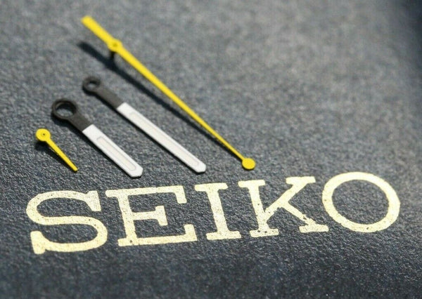 New Hand Set For SEIKO 6139-8020 6139-8021 6139-8028 6139-8029 Yellow white