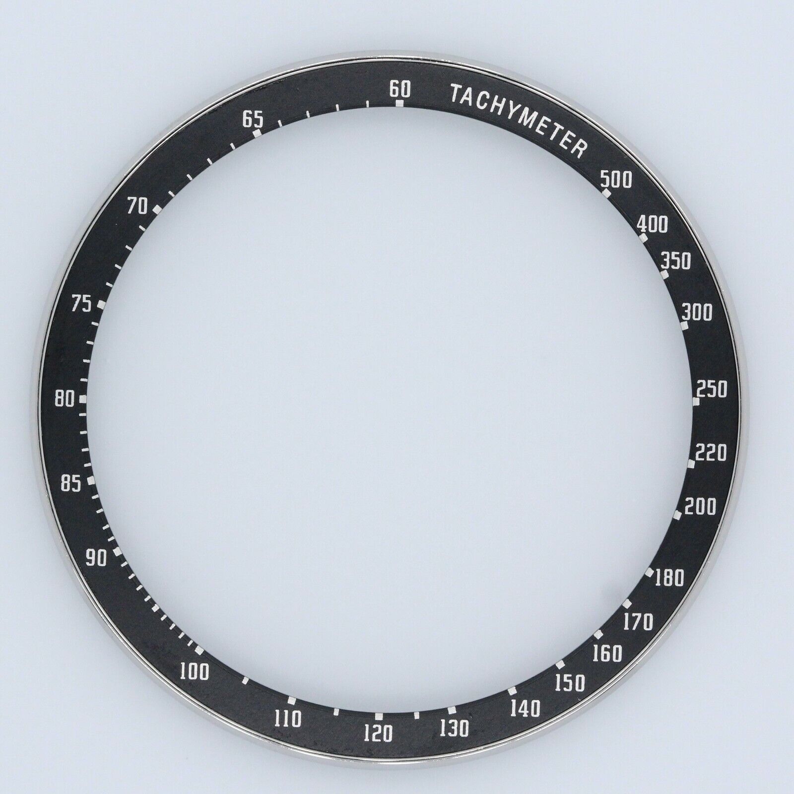 Complete Bezel Insert Seiko 6138-0030 6138-0031 Kakume chron Black