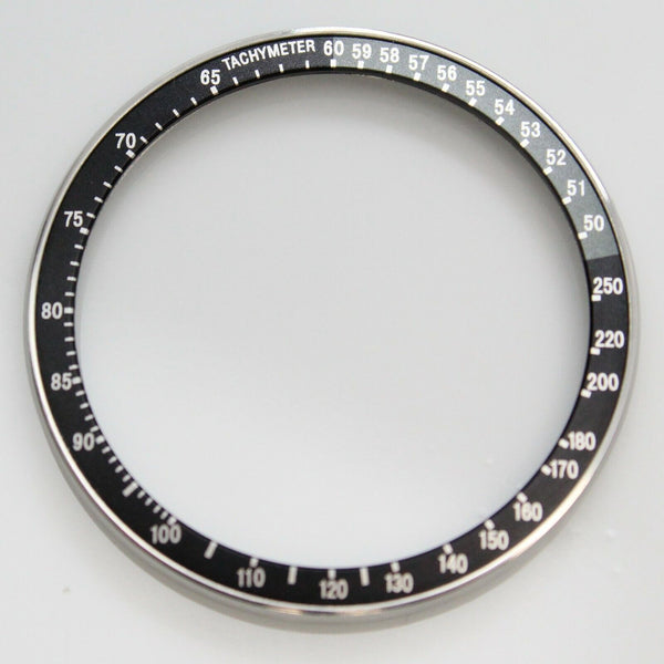 Complete Bezel w/ Black Silver Gray Tachymeter Insert Seiko 6139-6002 6139-6005