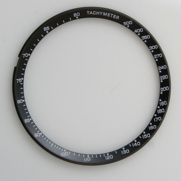 Only Black Tachymeter Inner Dial Ring For Seiko Panda 6138-8020 ,No Dial
