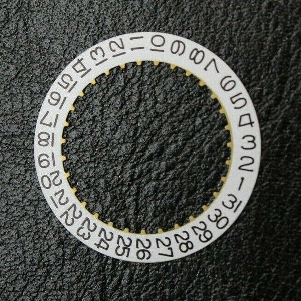 Date Wheel Fits on Omega Cal. 1010 1011 1012 parts 1580 Silver, Black Print @ 3
