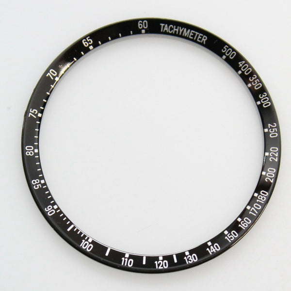 Black Tachymeter Ring For SEIKO Bruce Lee Chrono 6139-6010 6139-6011 6139-6012