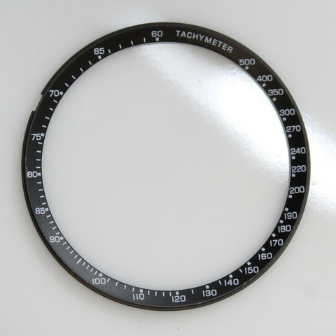 Only Black Tachymeter Inner Dial Ring For Seiko Panda 6138-8020 ,No Dial