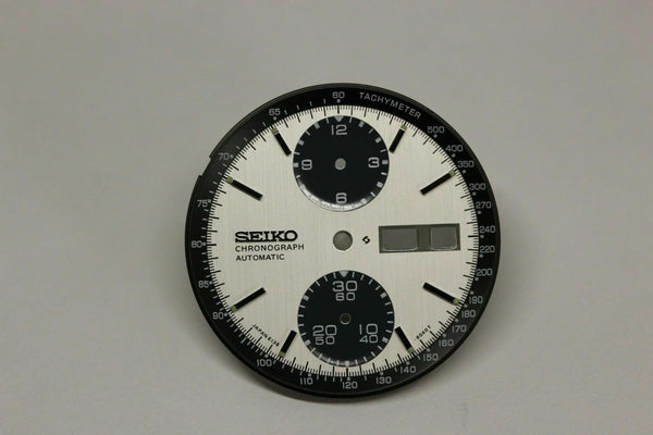 Tachymeter Inner Dial Ring Black Ring For Seiko Panda 6138-8020 8021